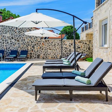 Luxury Stone Villa With Pool - Brisevo Esterno foto