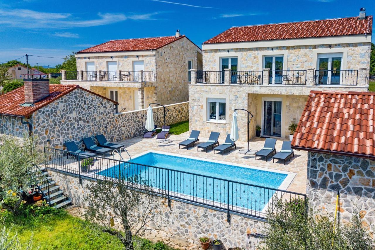 Luxury Stone Villa With Pool - Brisevo Esterno foto